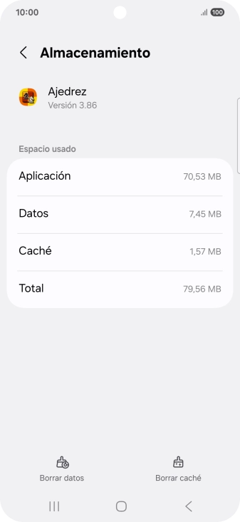 Pulsa Borrar caché. Pulsa Borrar caché.