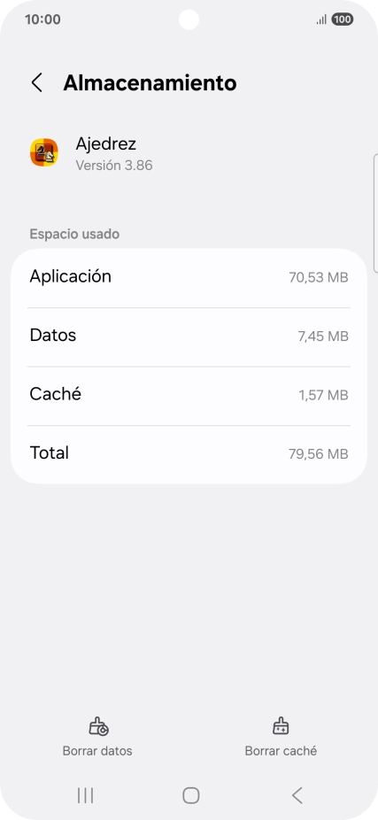 Pulsa Borrar caché. Pulsa Borrar caché.
