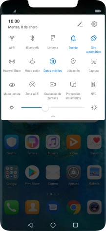 Pulsa Datos móviles para activar o desactivar la función. Pulsa Datos móviles para activar o desactivar la función.