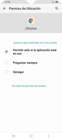 Pulsa el ajuste deseado. Pulsa el ajuste deseado.