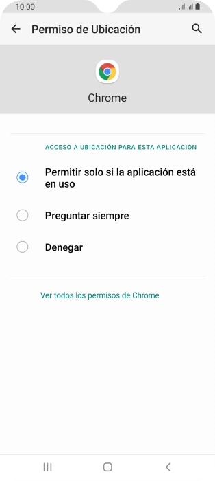 Pulsa el ajuste deseado. Pulsa el ajuste deseado.