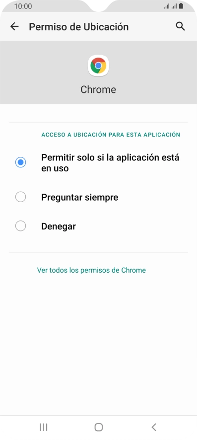 Pulsa el ajuste deseado. Pulsa el ajuste deseado.