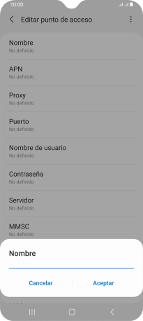Introduce Vodafone Internet y pulsa Aceptar. Introduce Vodafone Internet y pulsa Aceptar.