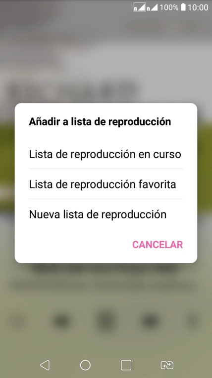 Pulsa Nueva lista de reproducción. Pulsa Nueva lista de reproducción.