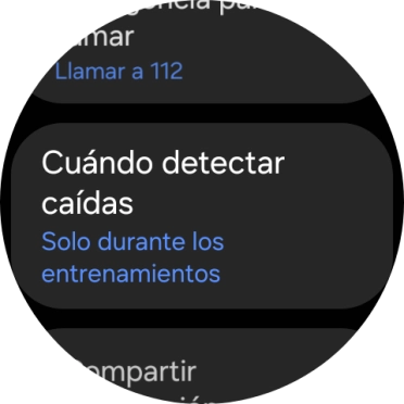 Pulsa Cuándo detectar caídas. Pulsa Cuándo detectar caídas.