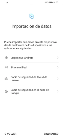 Puedes transferir el contenido de otro teléfono cuando activas tu teléfono por primera vez y cuando lo has restablecido. Cuando aparezca en la pantalla del teléfono esta imagen, ya está listo para la transmisión del contenido del otro teléfono. Puedes transferir el contenido de otro teléfono cuando activas tu teléfono por primera vez y cuando lo has restablecido. Cuando aparezca en la pantalla del teléfono esta imagen, ya está listo para la transmisión del contenido del otro teléfono.