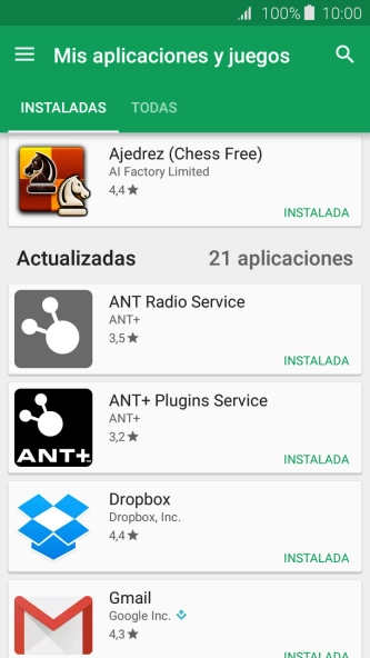 Pulsa la app deseada. Pulsa la app deseada.