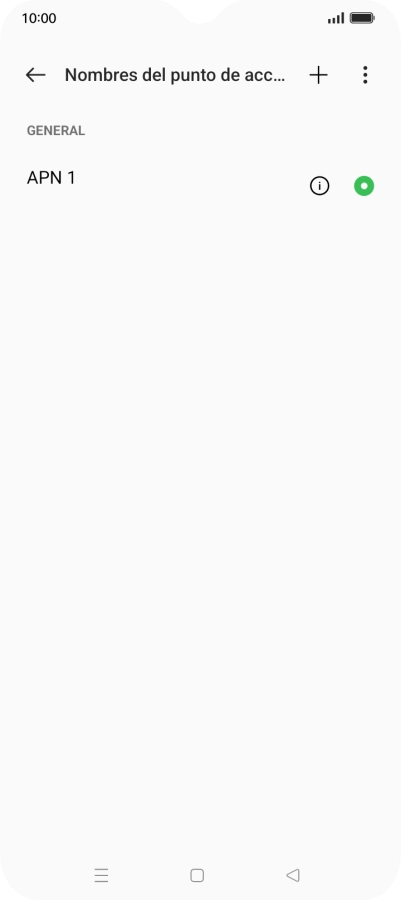 Pulsa el icono de nueva conexión de datos. Pulsa el icono de nueva conexión de datos.