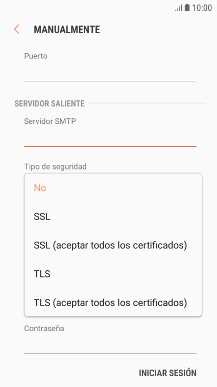 Pulsa No para desactivar la función. Pulsa No para desactivar la función.
