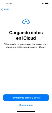Pulsa el ajuste deseado. Pulsa el ajuste deseado.