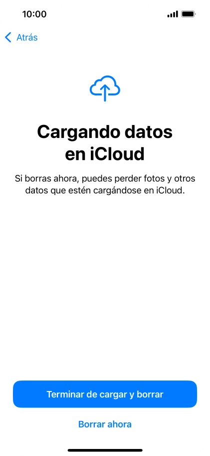 Pulsa el ajuste deseado. Pulsa el ajuste deseado.