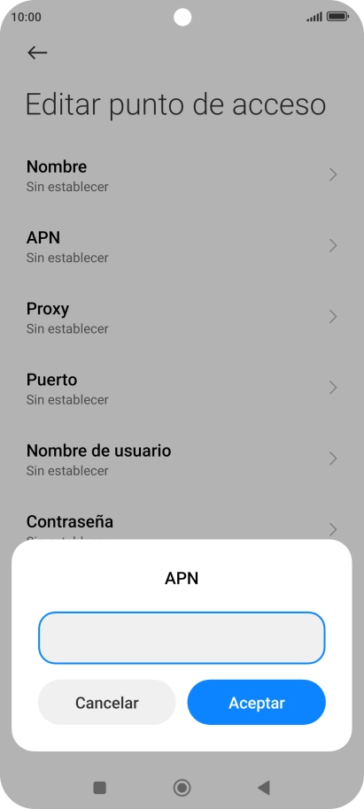 Introduce airtelwap.es y pulsa Aceptar. Introduce airtelwap.es y pulsa Aceptar.