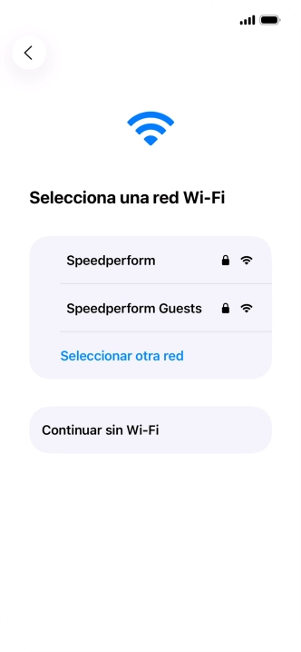 Pulsa la red wifi deseada. Pulsa la red wifi deseada.