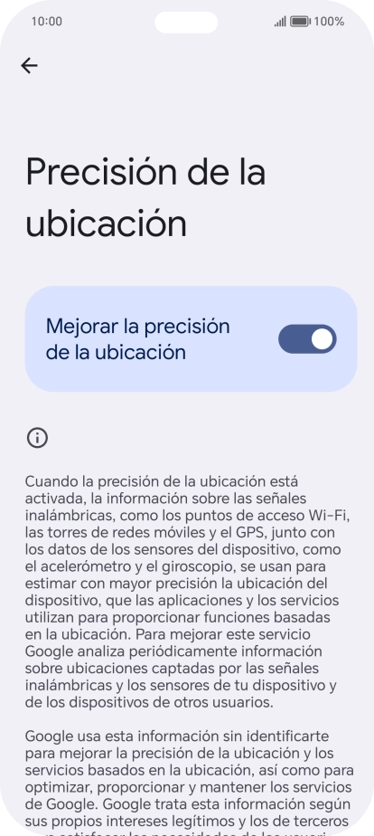 Si pulsas el indicador junto a Si pulsas el indicador junto a