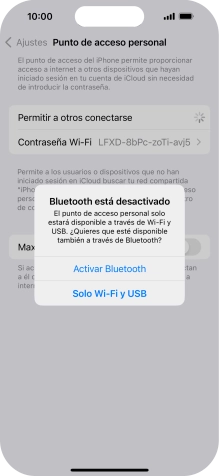 Si la función de wifi está activada, pulsa Solo Wi-Fi y USB. Si la función de wifi está activada, pulsa Solo Wi-Fi y USB.
