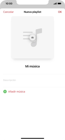 Pulsa Añadir música. Pulsa Añadir música.