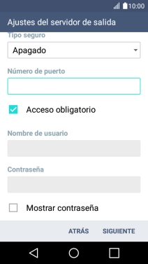 Pulsa Acceso obligatorio para desactivar la función.