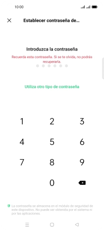 Pulsa Utiliza otro tipo de contraseña. Pulsa Utiliza otro tipo de contraseña.