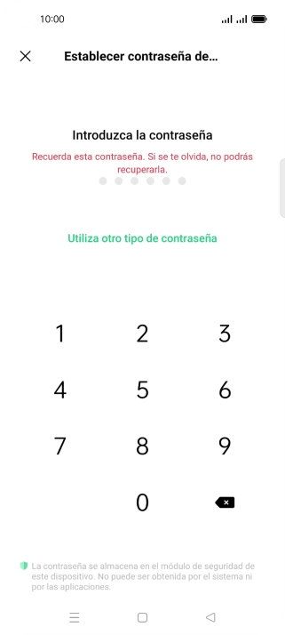 Pulsa Utiliza otro tipo de contraseña. Pulsa Utiliza otro tipo de contraseña.