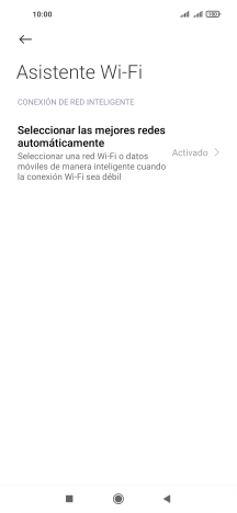Pulsa Seleccionar las mejores redes automáticamente. Pulsa Seleccionar las mejores redes automáticamente.