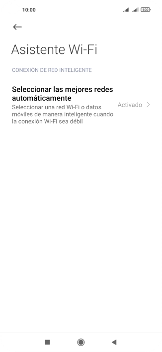 Pulsa Seleccionar las mejores redes automáticamente. Pulsa Seleccionar las mejores redes automáticamente.