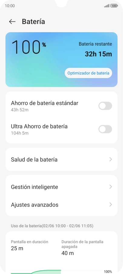 Pulsa el indicador junto a 