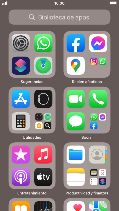 Pulsa la app deseada.