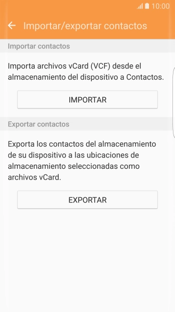 Pulsa IMPORTAR.