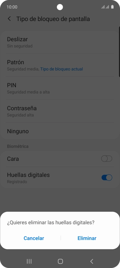 Pulsa Eliminar. Pulsa Eliminar.