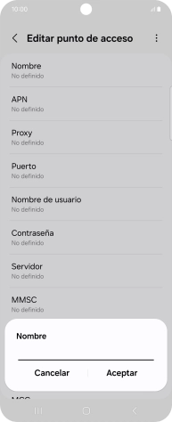 Introduce Vodafone Internet y pulsa Aceptar. Introduce Vodafone Internet y pulsa Aceptar.