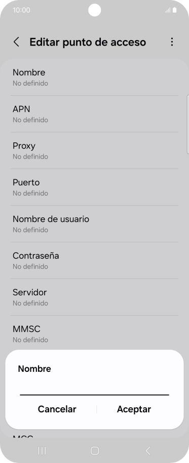 Introduce Vodafone Internet y pulsa Aceptar. Introduce Vodafone Internet y pulsa Aceptar.