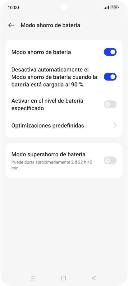 Pulsa la tecla de inicio para terminar y regresar a la pantalla de inicio. Pulsa la tecla de inicio para terminar y regresar a la pantalla de inicio.
