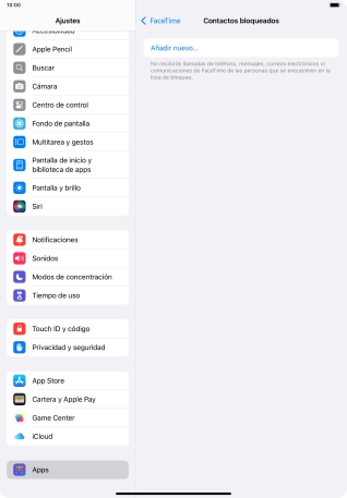 Pulsa Añadir nuevo... y sigue las indicaciones de la pantalla para bloquear un contacto. Pulsa Añadir nuevo... y sigue las indicaciones de la pantalla para bloquear un contacto.
