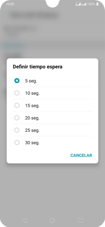 Si desvías las llamadas perdidas, tendrás que seleccionar un retardo para el desvío. Pulsa el retardo deseado y sigue las indicaciones de la pantalla para seleccionar el retardo deseado del desvío. Si desvías las llamadas perdidas, tendrás que seleccionar un retardo para el desvío. Pulsa el retardo deseado y sigue las indicaciones de la pantalla para seleccionar el retardo deseado del desvío.