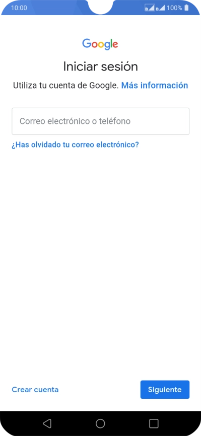 Si no tienes una cuenta de Google, pulsa Crear cuenta y sigue las indicaciones de la pantalla para ver cómo crear una cuenta nueva. Si no tienes una cuenta de Google, pulsa Crear cuenta y sigue las indicaciones de la pantalla para ver cómo crear una cuenta nueva.