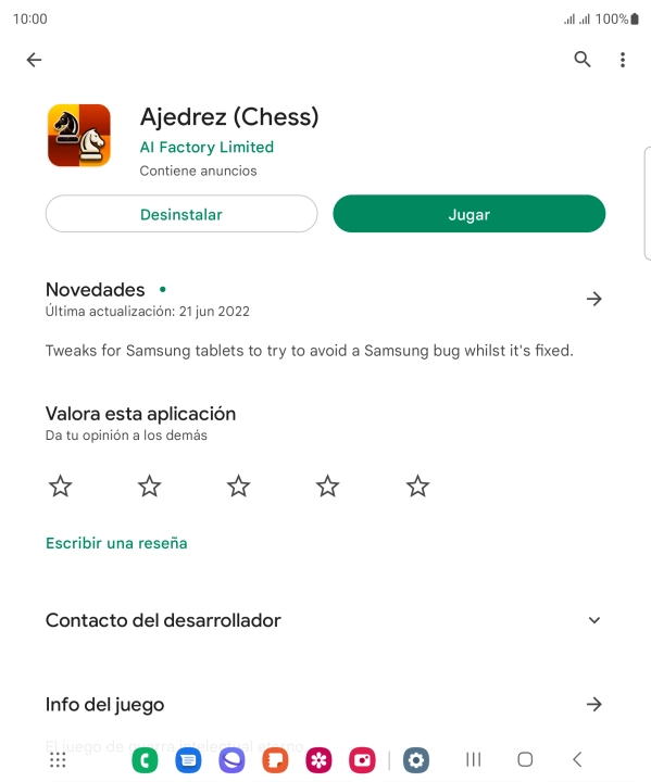 Pulsa Desinstalar. Pulsa Desinstalar.