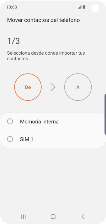 Pulsa el nombre de la tarjeta SIM.