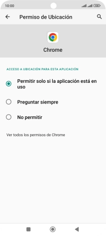 Pulsa el ajuste deseado. Pulsa el ajuste deseado.
