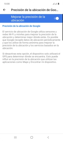 Pulsa el indicador junto a 