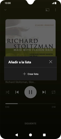 Pulsa Crear lista. Pulsa Crear lista.