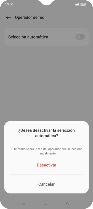 Pulsa Desactivar.