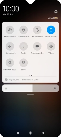Pulsa la tecla de inicio para terminar y regresar a la pantalla de inicio. Pulsa la tecla de inicio para terminar y regresar a la pantalla de inicio.