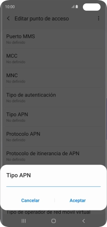 Introduce default y pulsa Aceptar. Introduce default y pulsa Aceptar.