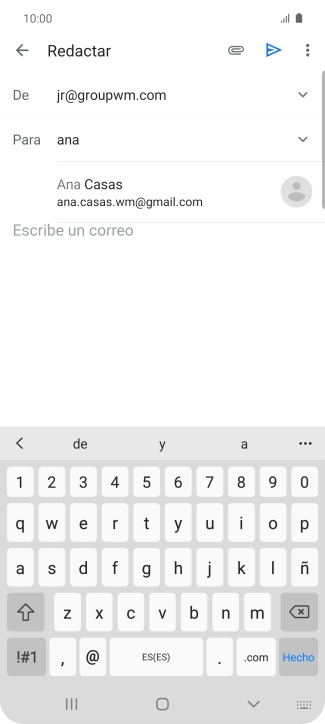 Pulsa el contacto deseado. Pulsa el contacto deseado.