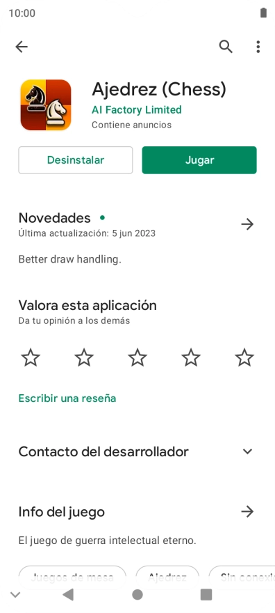 Pulsa Desinstalar. Pulsa Desinstalar.