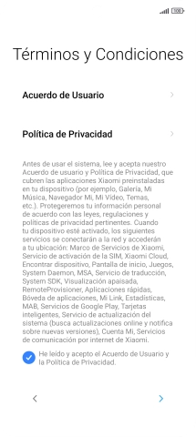 Pulsa la flecha hacia la derecha. Pulsa la flecha hacia la derecha.
