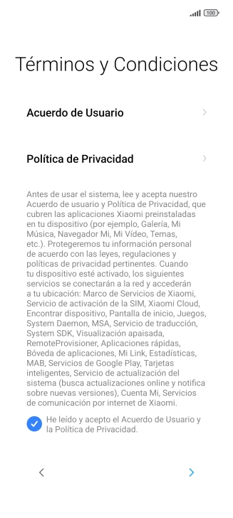 Pulsa la flecha hacia la derecha. Pulsa la flecha hacia la derecha.