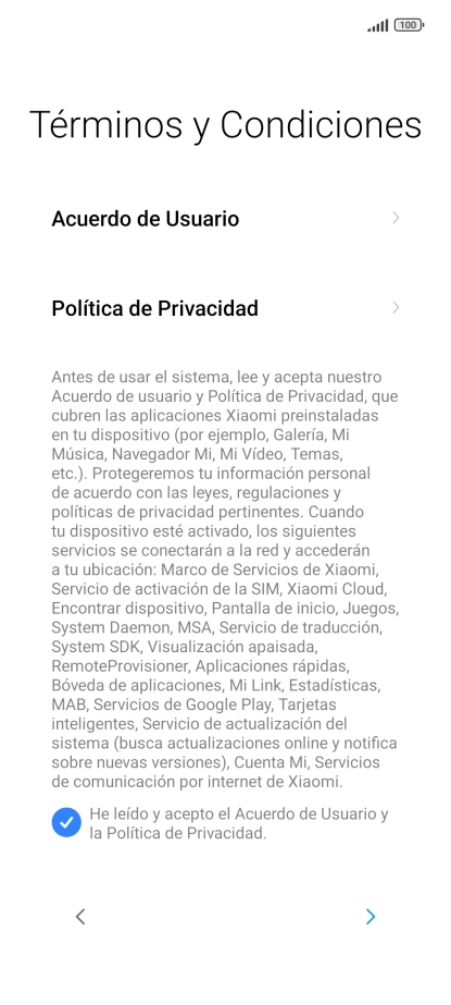 Pulsa la flecha hacia la derecha. Pulsa la flecha hacia la derecha.