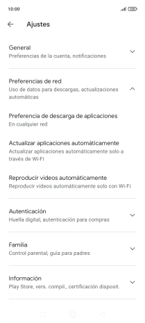Pulsa Actualizar aplicaciones automáticamente. Pulsa Actualizar aplicaciones automáticamente.