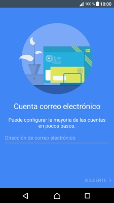 Pulsa Dirección de correo electrónico e introduce tu dirección de correo electrónico. Pulsa Dirección de correo electrónico e introduce tu dirección de correo electrónico.
